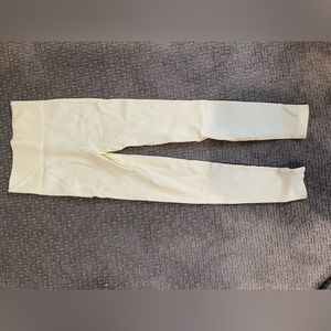 Amazon ribbed cream leggings